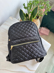 Rucsac negru matlasat Celine